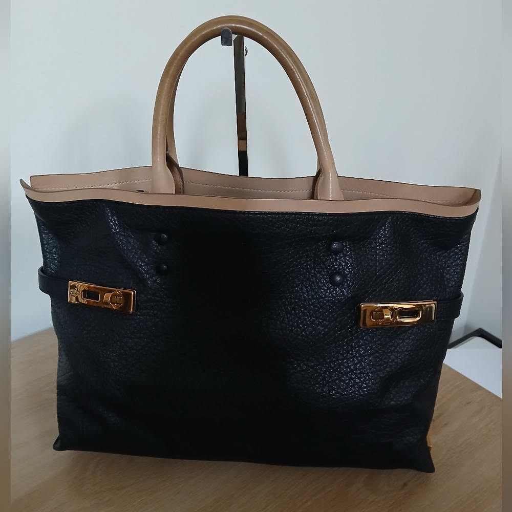 CHLOE Leather Charlotte Tote